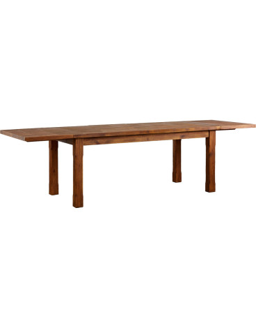 Stół drewniany H-MES-1-160/90+2P- z dwoma dostawkami