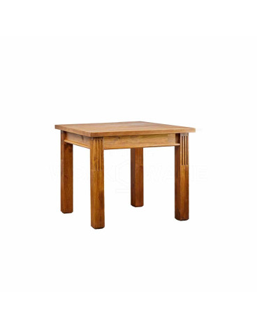 Rustykalny stół drewniany D-MES-6-80/80