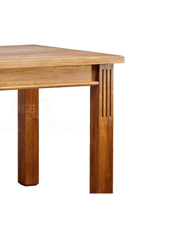 Prosty stół z drewna D-MES-6-160/90
