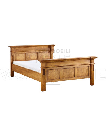 Stylowe łóżko drewniane D-ACC-6-140