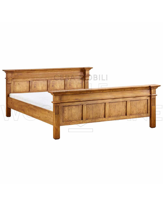 Stylowe łóżko drewniane D-ACC-6-180