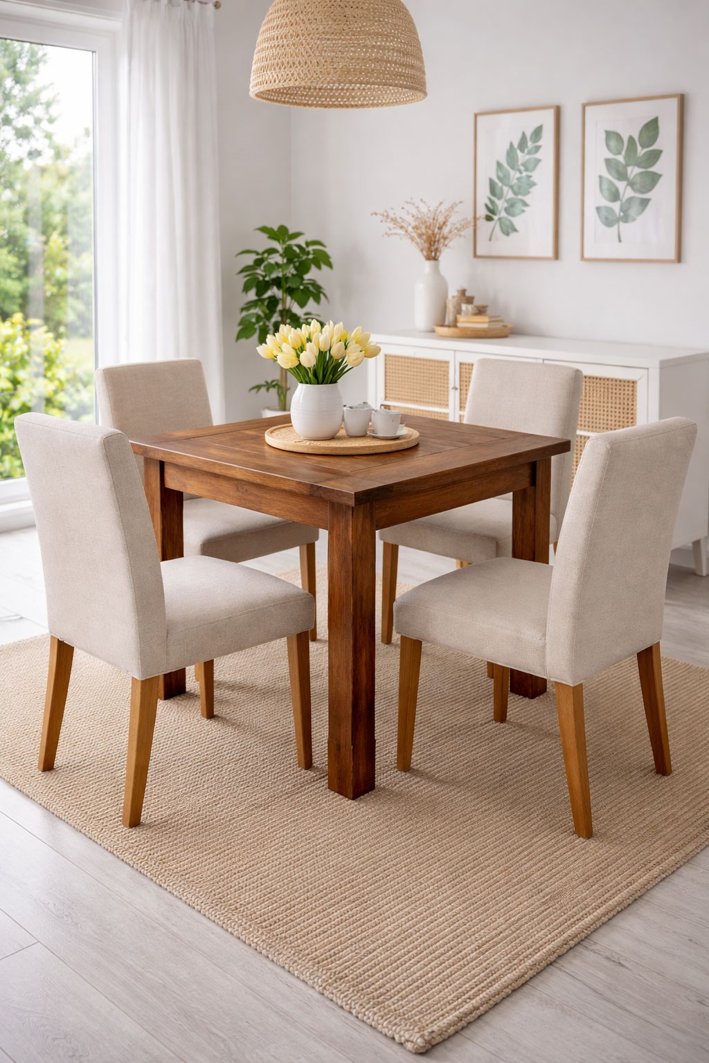 Jakie wymiary powinien mieć stół na 4 osoby?